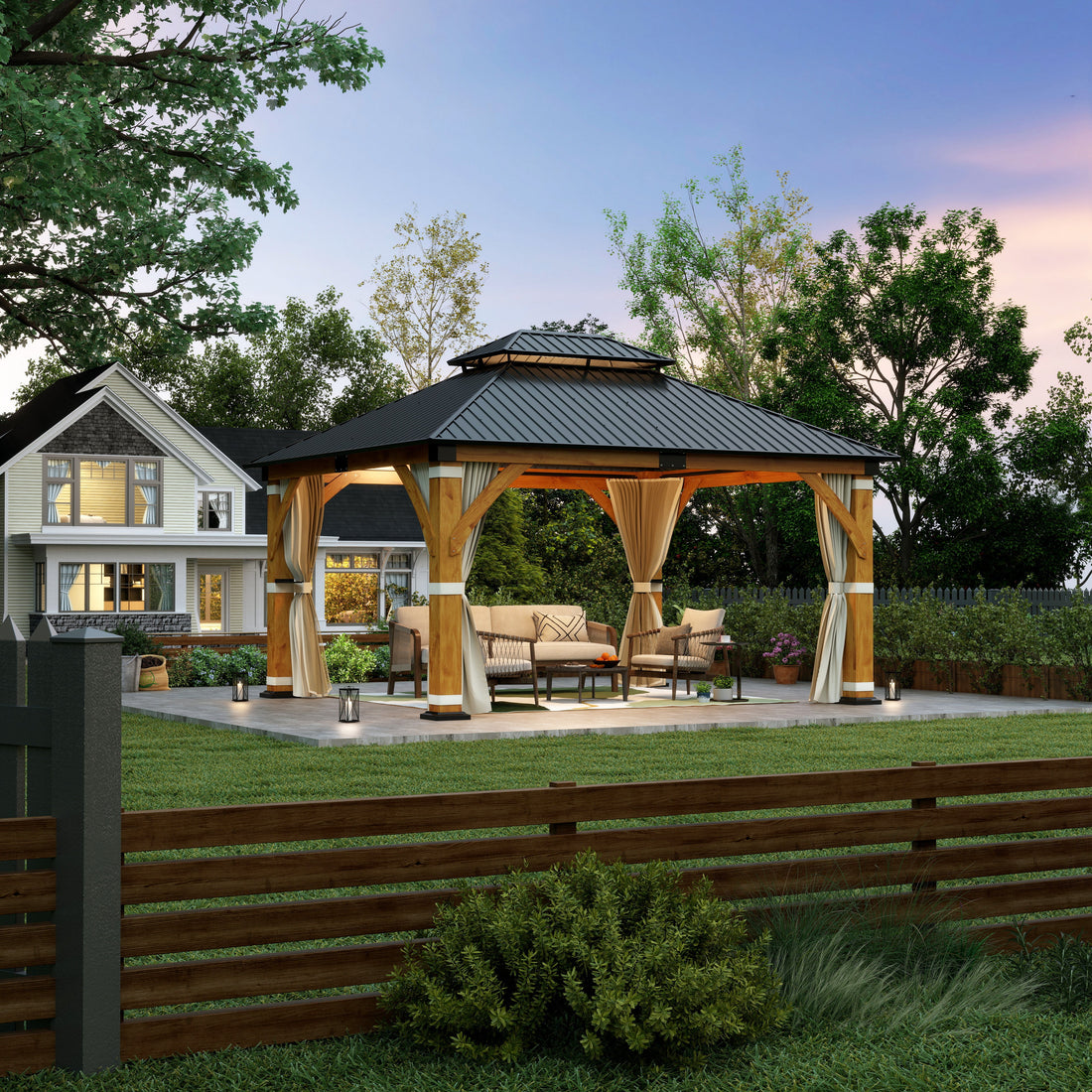 How a Wood Gazebo Extends Your Home Beyond Four Walls