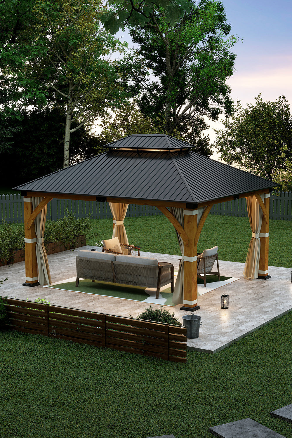 How to Anchor a Spruce Wood Gazebo Properly (Step-by-Step)