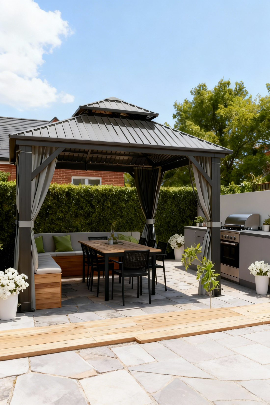 Why More Homeowners Choose an Aluminum Hardtop Gazebo
