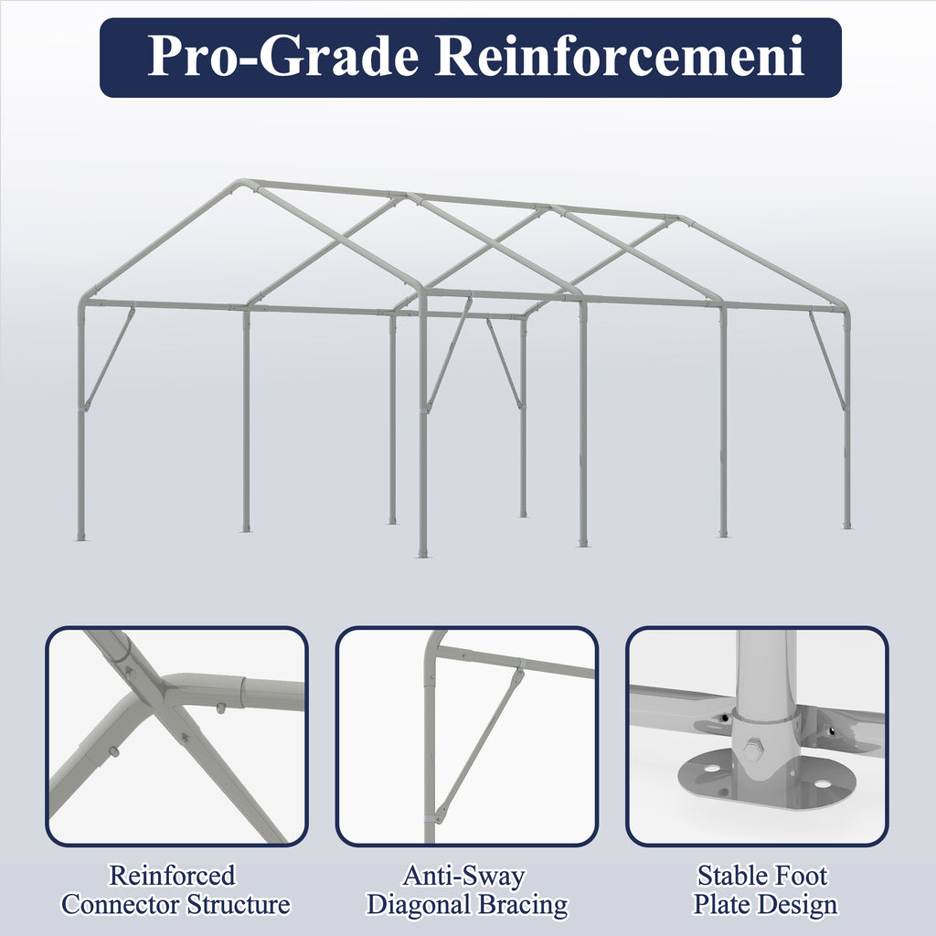 13×20 ft Heavy Duty Outdoor Party Tent