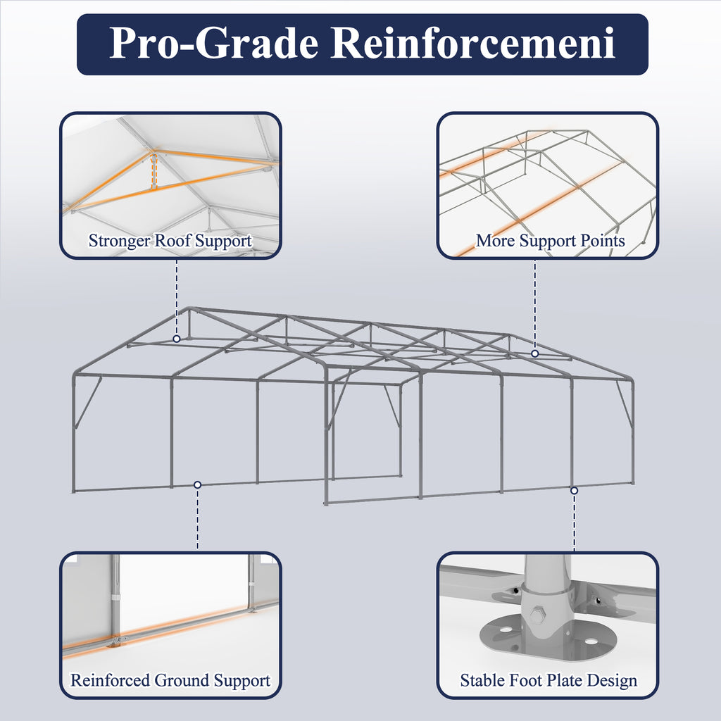 20×30 ft Heavy Duty Outdoor Party Tent
