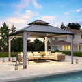 12×12 ft Wood Hardtop Gazebo