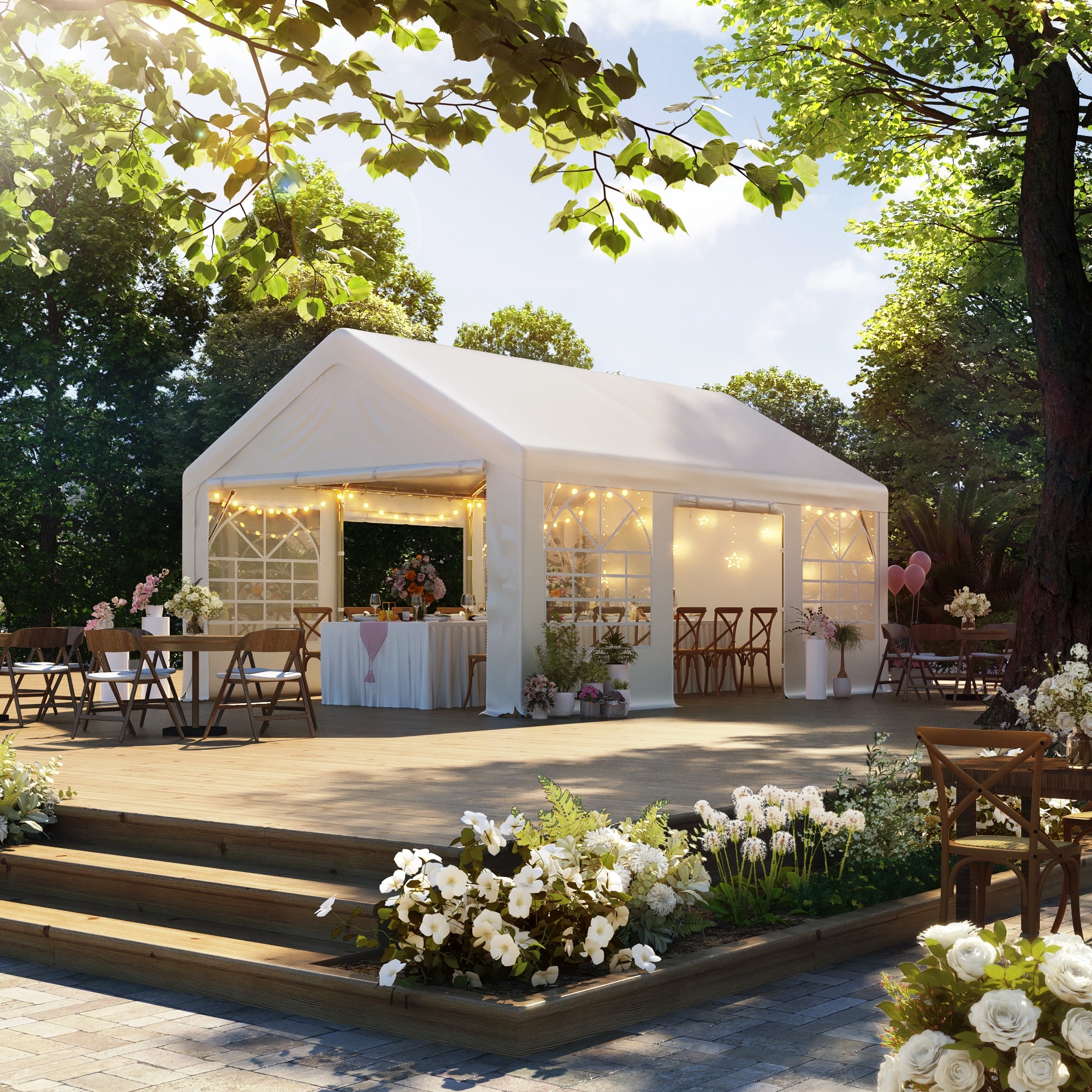 13×20 ft Heavy Duty Outdoor Party Tent