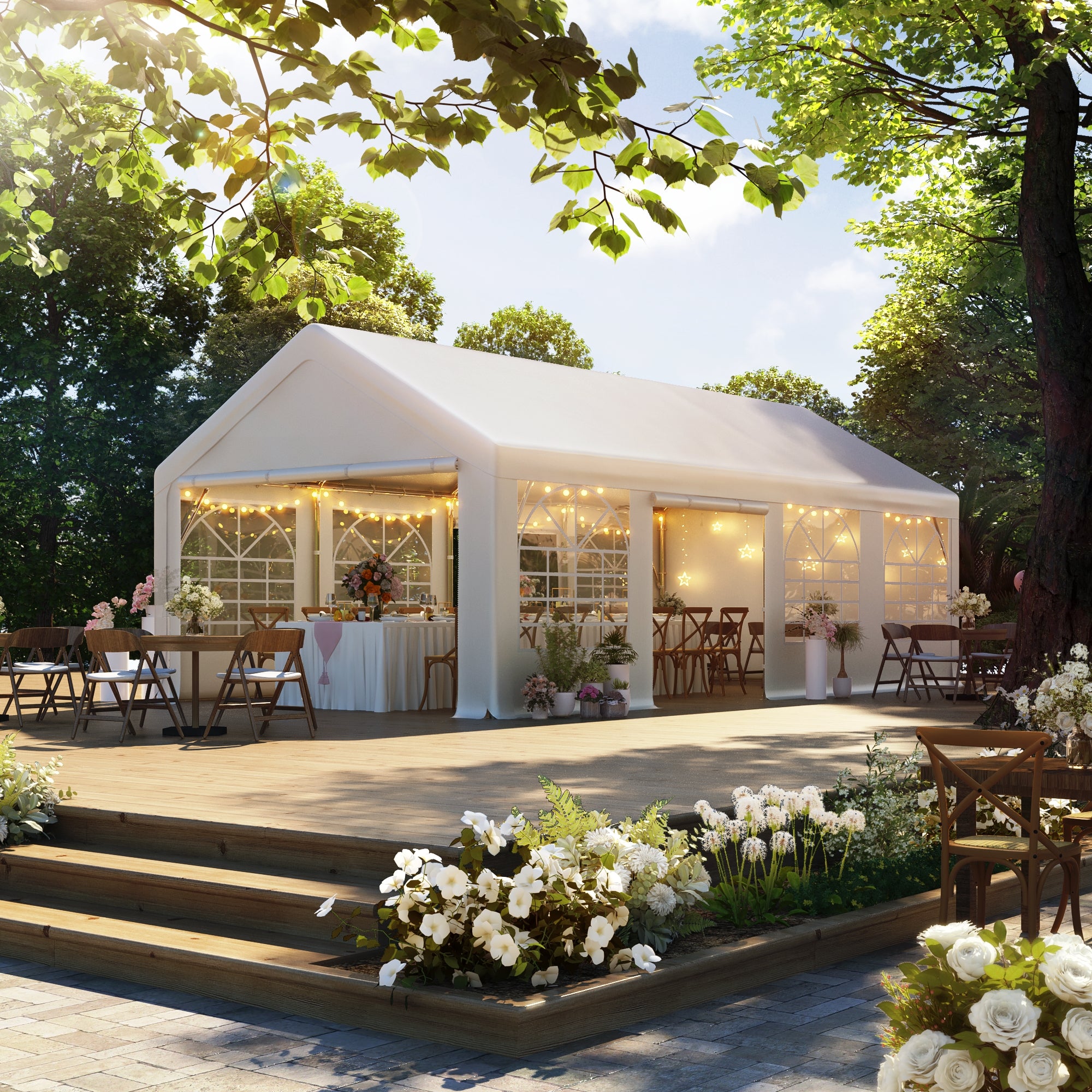 13×26 ft Heavy Duty Outdoor Party Tent