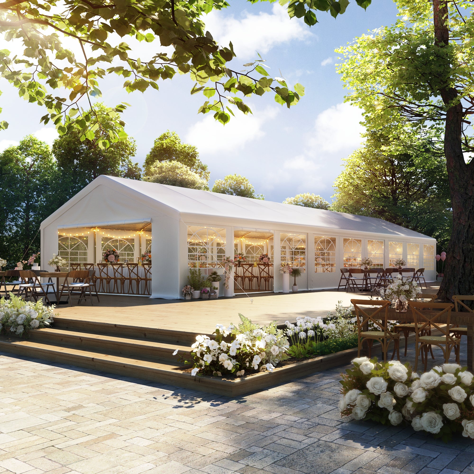 20×60 ft Heavy Duty Outdoor Party Tent