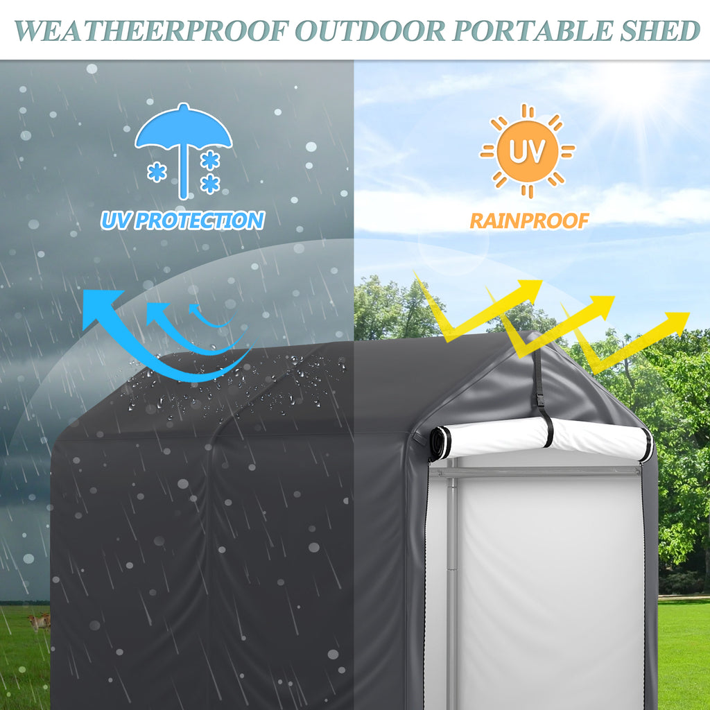 3×6 ft Bike Storage Shelter