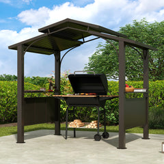 COVERONICS 8' X 5' Outdoor Aluminum Grill Gazebo