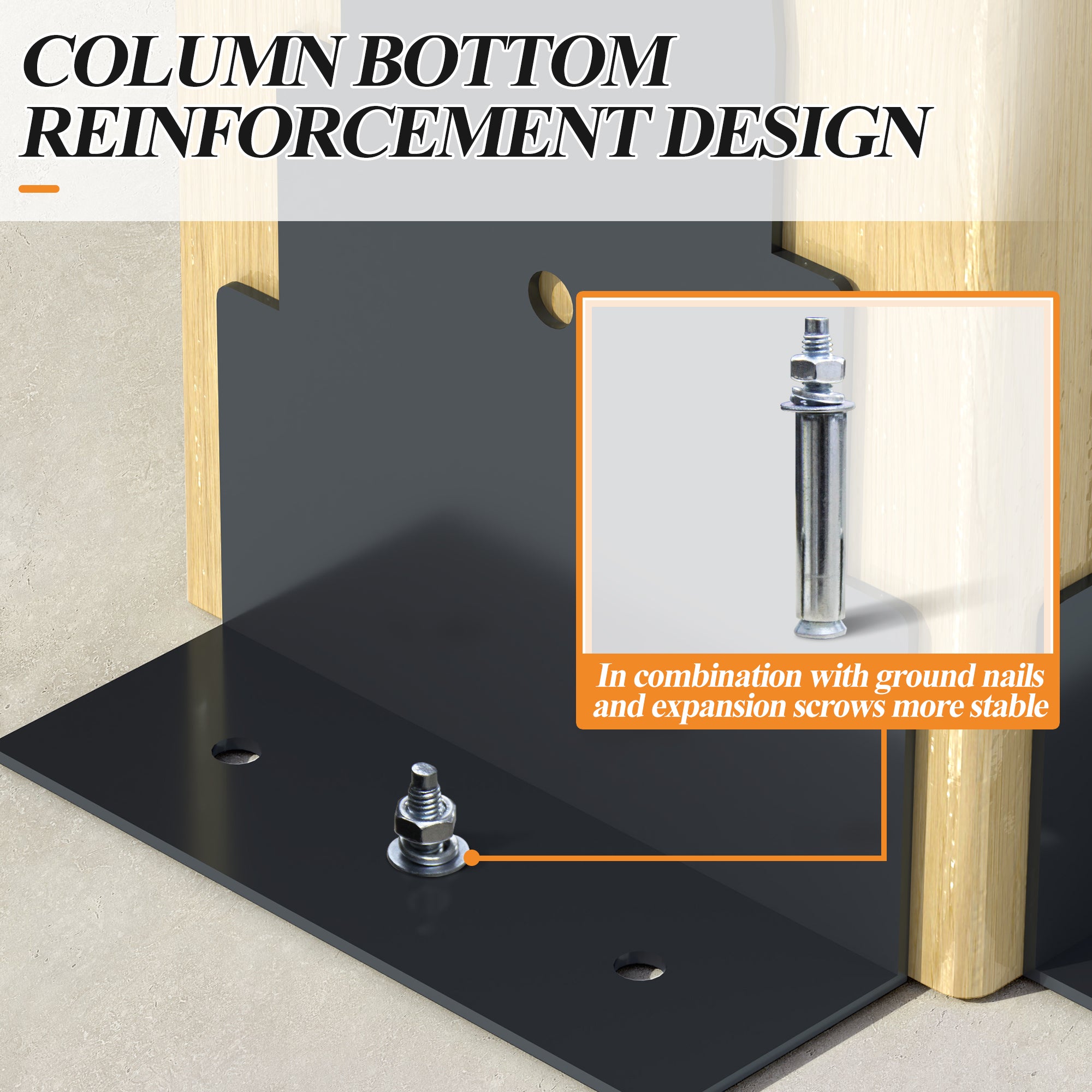 Outdoor Wooden Hardtop Gazebo with Galvanized Steel Roof – All-Weather Patio Shelter for Backyard, Deck & Garden