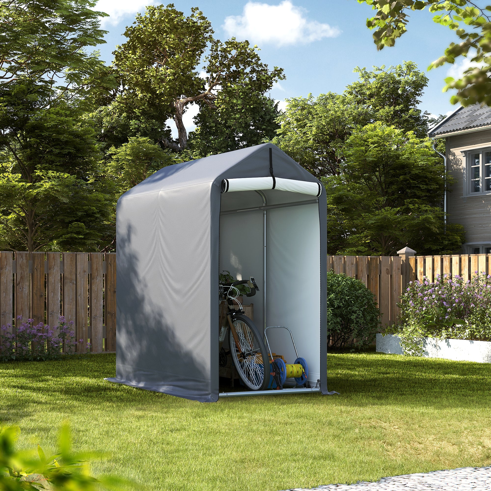 3×6 ft Bike Storage Shelter