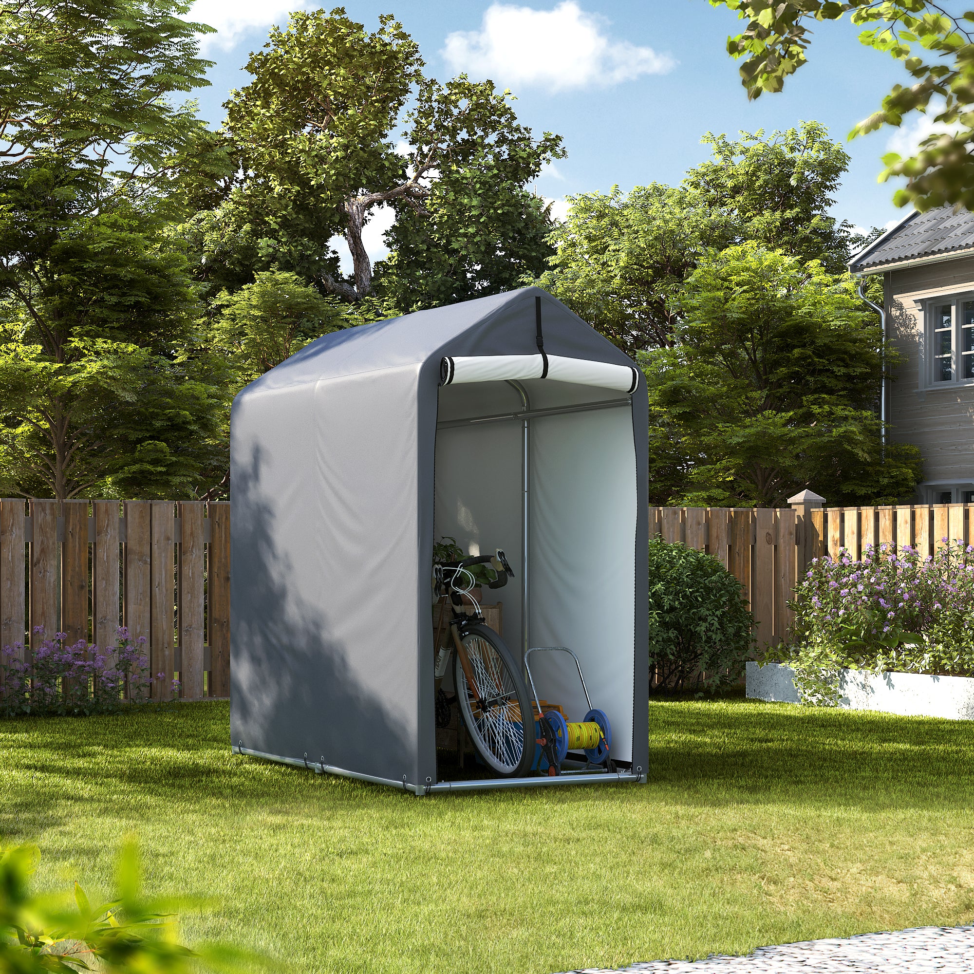 3×6 ft Bike Storage Shelter