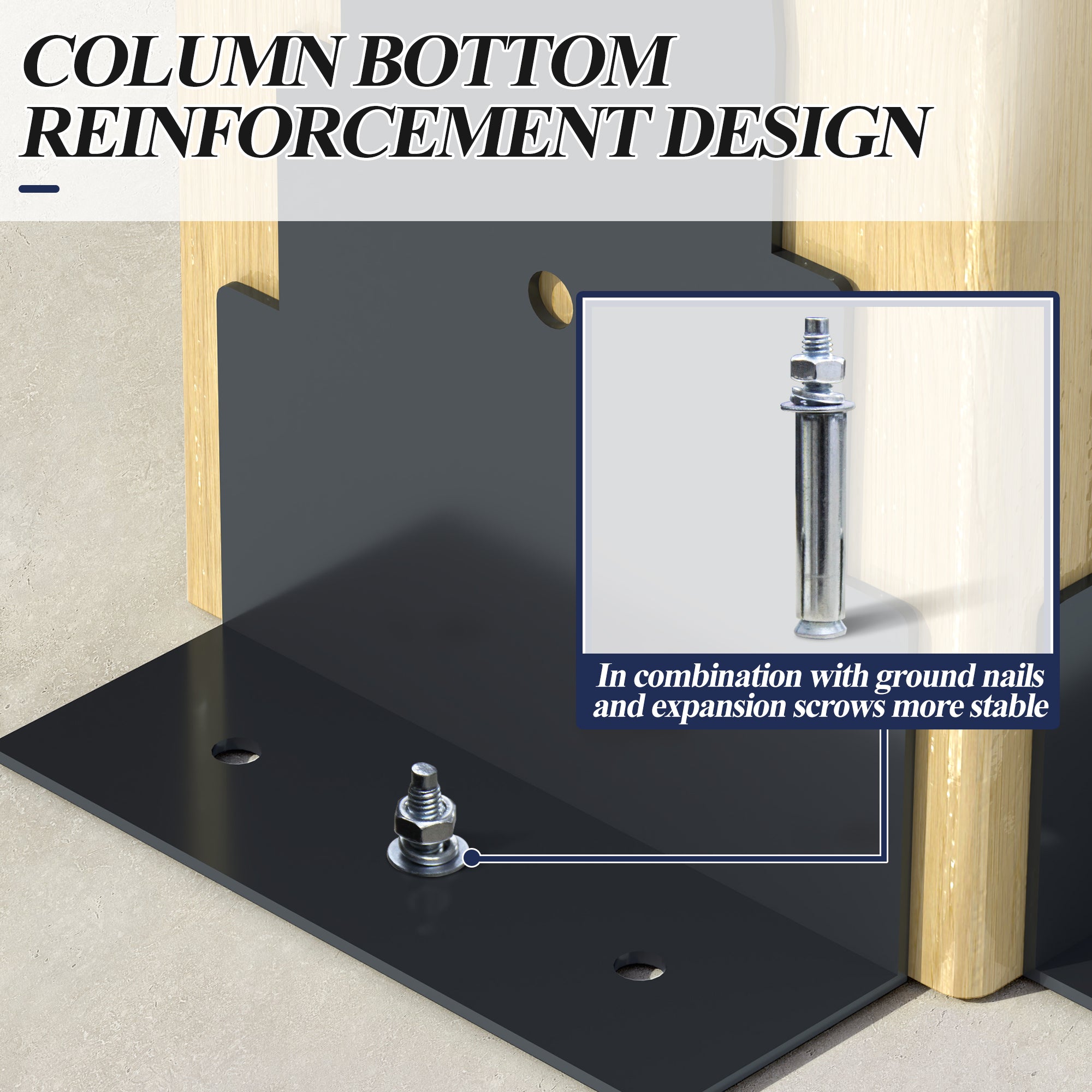 Multiple sizes Wooden Sloped Hardtop Gazebo（Curtains not included）