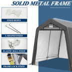 8×8 ft Heavy-Duty Outdoor Storage Shed