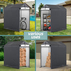 3×6 ft Bike Storage Shelter