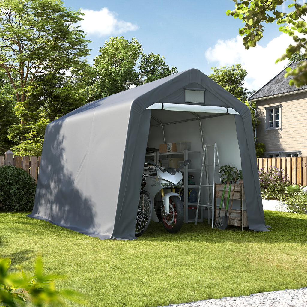 8×14 ft Heavy-Duty Outdoor Storage Shed