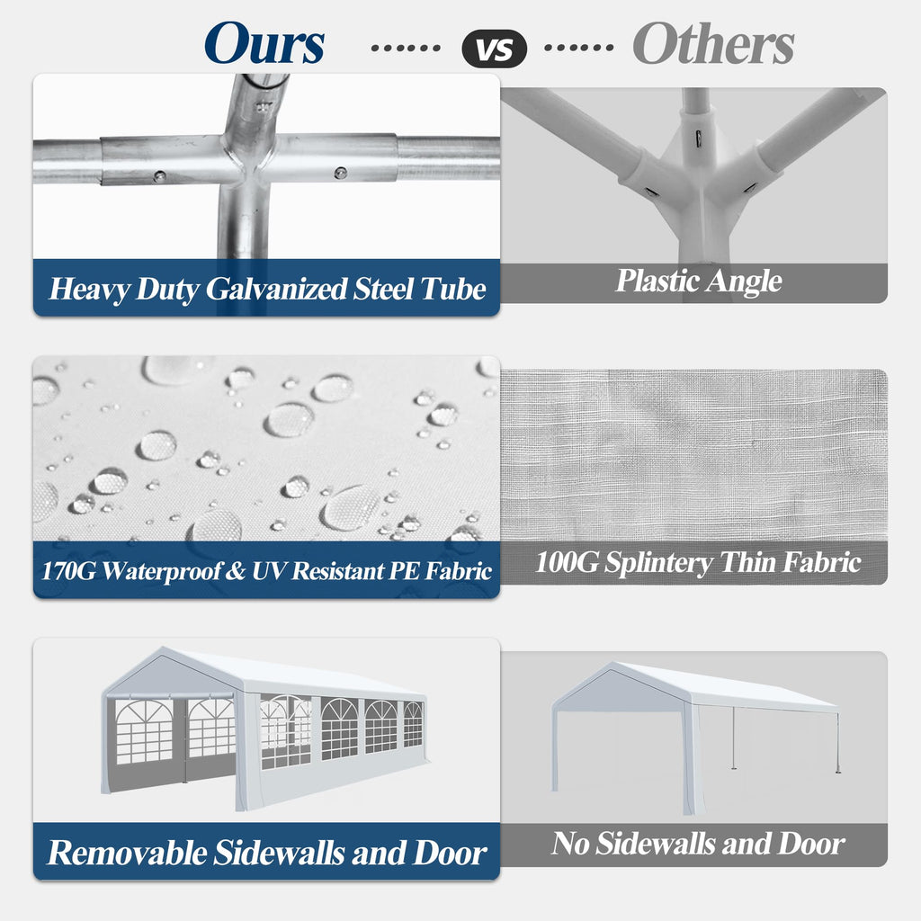 10×30 ft Heavy Duty Outdoor Party Tent