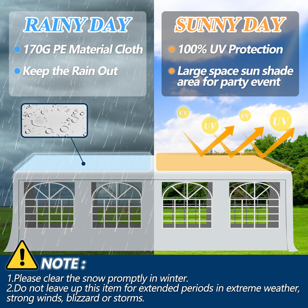 20×30 ft Heavy Duty Outdoor Party Tent