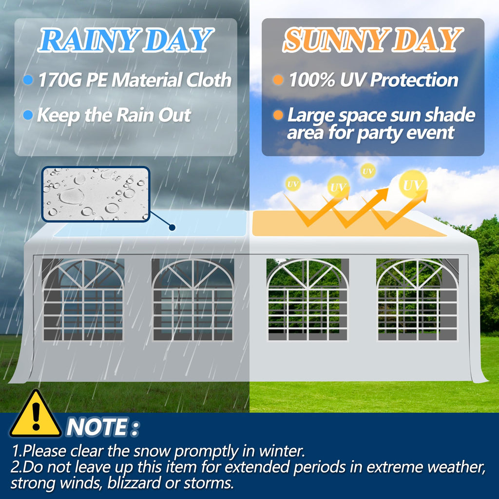 10×30 ft Heavy Duty Outdoor Party Tent