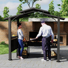 COVERONICS 8' X 5' Outdoor Aluminum Grill Gazebo