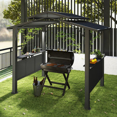 COVERONICS 8' X 5' Outdoor Aluminum Grill Gazebo