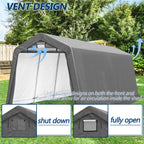 8×14 ft Heavy-Duty Outdoor Storage Shed