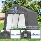 10×10 ft Heavy-Duty Outdoor Storage Shed