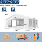 20 X 20 Party Tent Replacement Parts