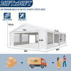 20×30 ft Heavy Duty Outdoor Party Tent