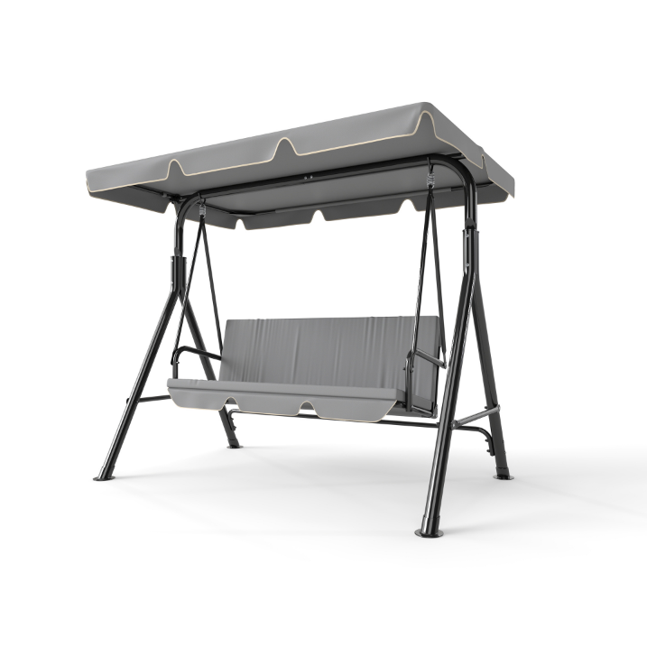 GARTOO 3-Seat Patio Swing Chair Replacement Canopy Top(Swing Top Cover, for GARTOO Swings Only)