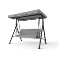 GARTOO 3-Seat Patio Swing Chair Replacement Canopy Top(Swing Top Cover, for GARTOO Swings Only)