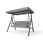 GARTOO 3-Seat Patio Swing Chair Replacement Canopy Top(Swing Top Cover, for GARTOO Swings Only)
