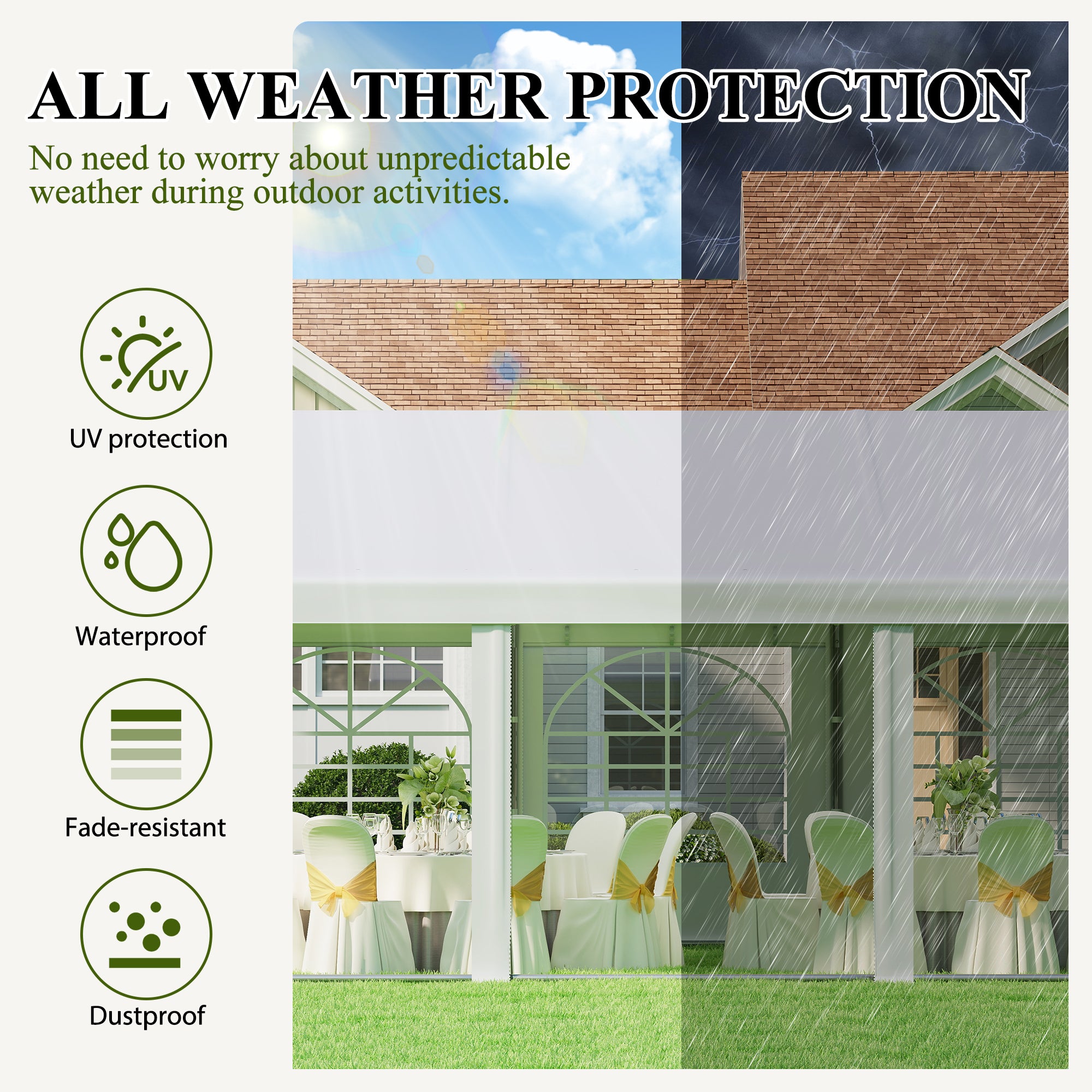 20×60 ft Heavy Duty Outdoor Party Tent