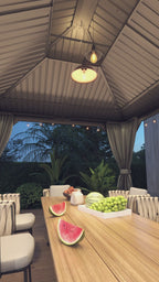10×12 ft Aluminum Hardtop Gazebo